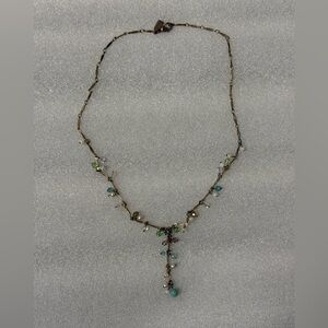 Bohemian Dangle Beaded Necklace